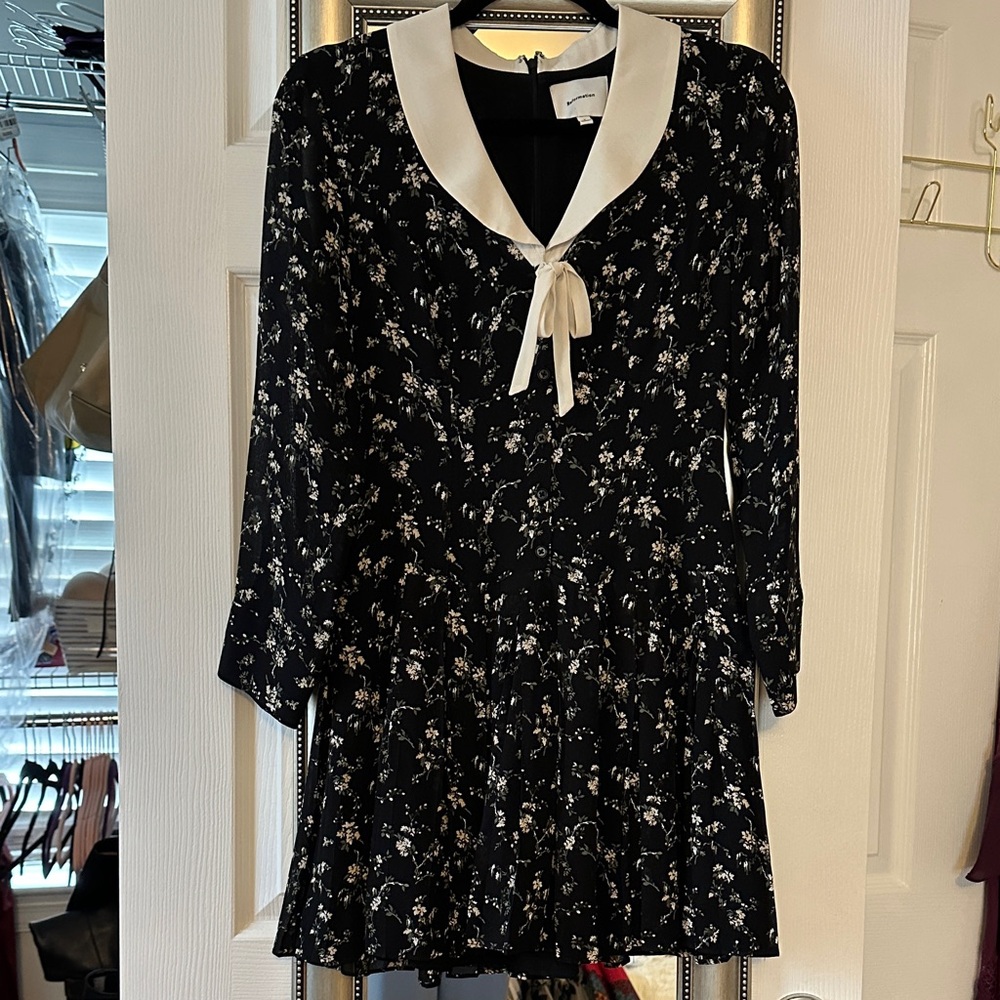 Reformation Monochrome Chic Dress